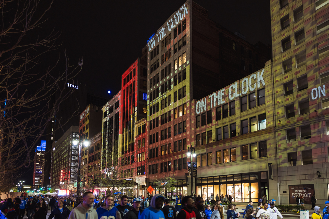 2024 NFL Draft Projection Mapping Project Display Group