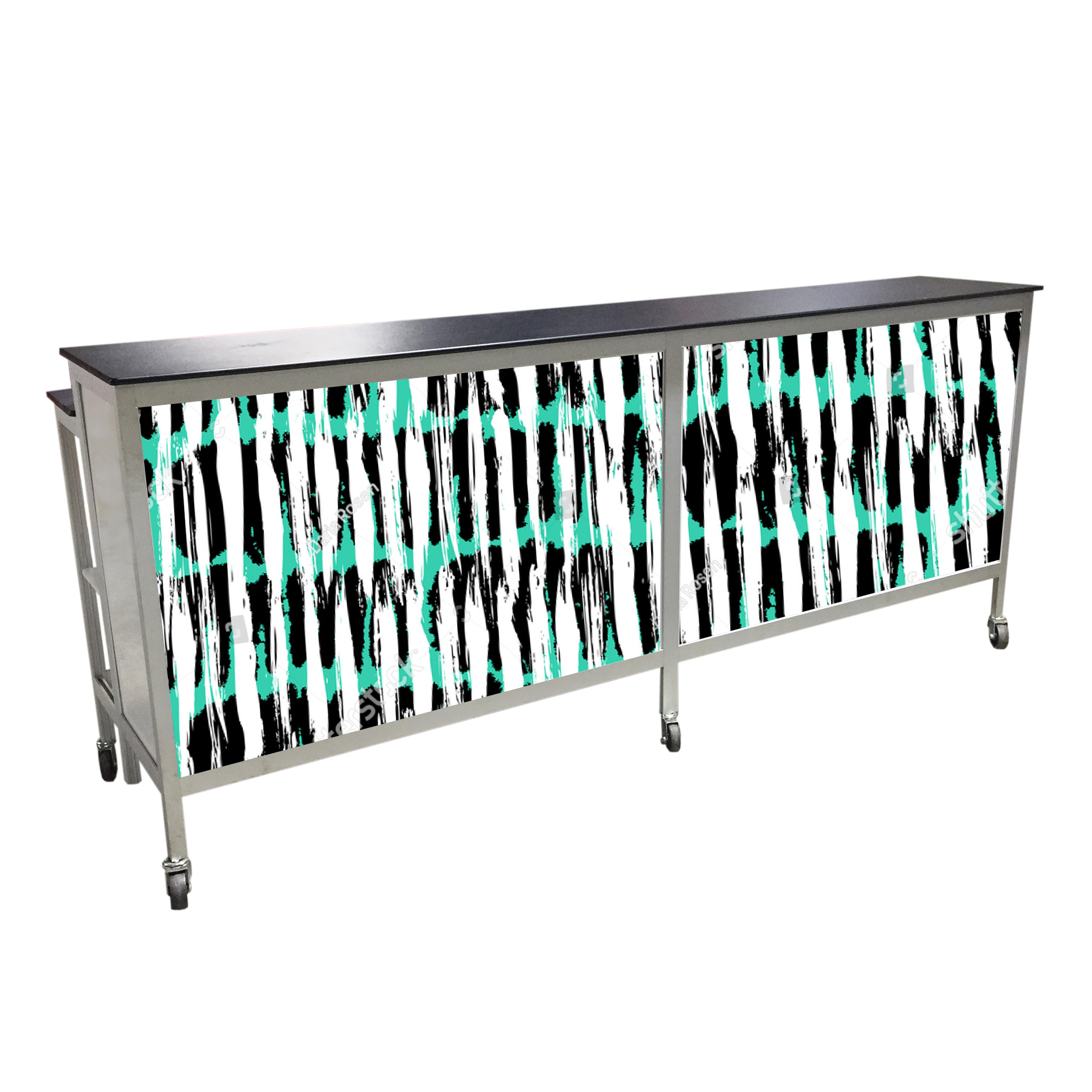 Aluminum Bar Front Branded Display Group