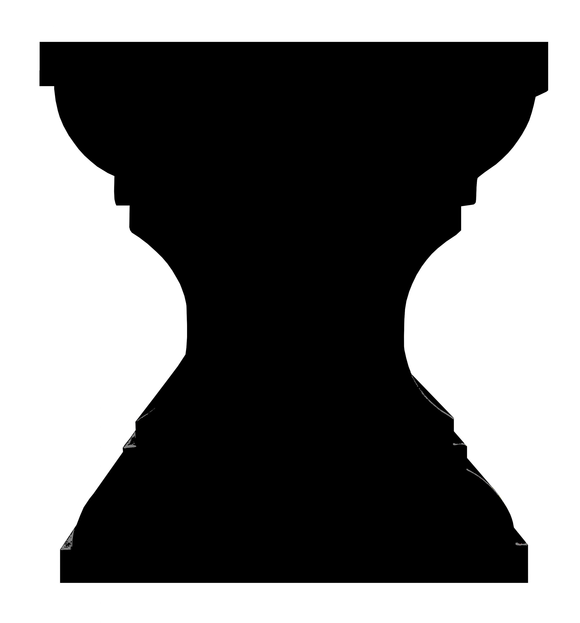 Black Silhouette Table Display Group