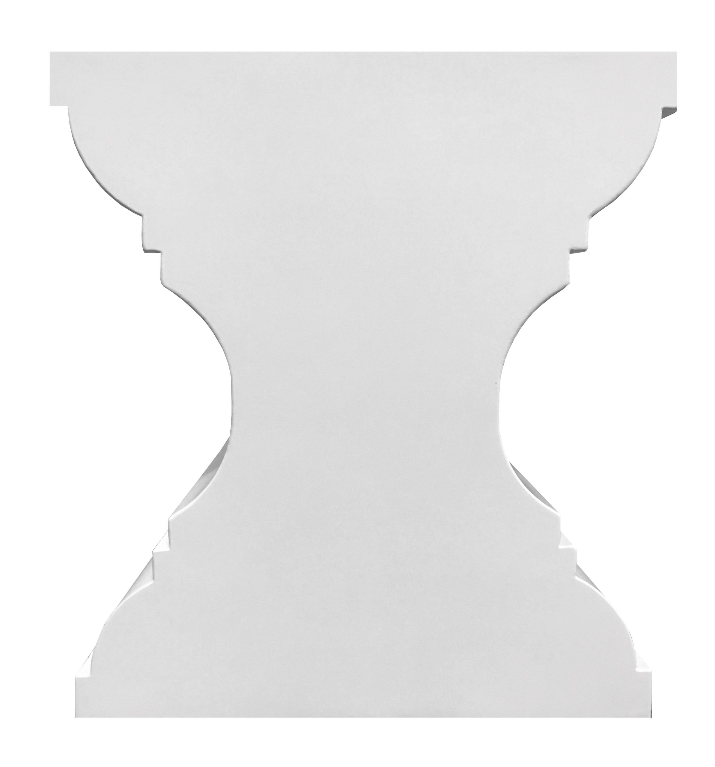White Silhouette Table Display Group