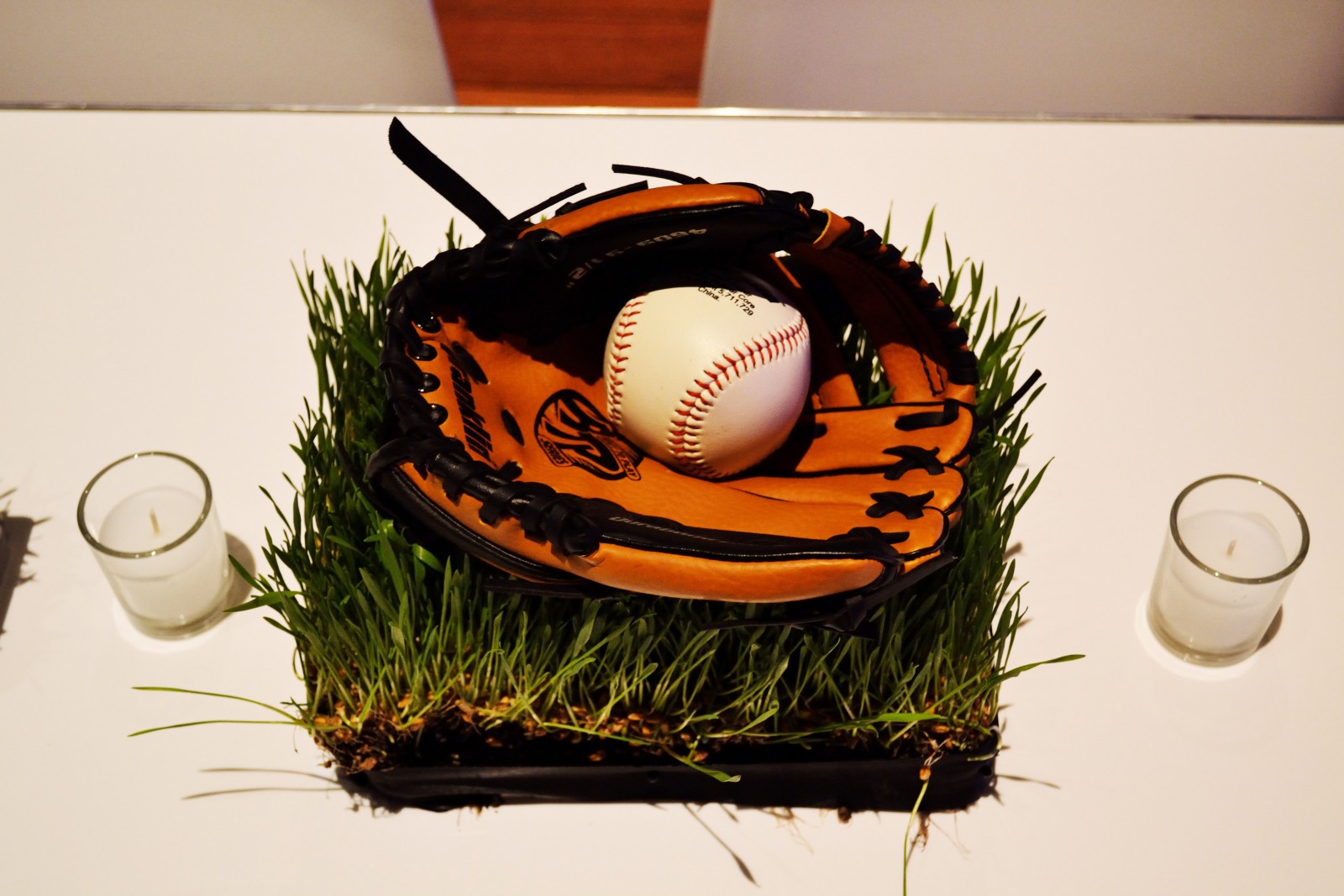 Baseball Glove Centerpiece