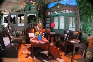 Wild West Bank Scene Seating Area