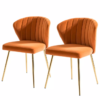 Millie Orange Accent Chair - Image 6