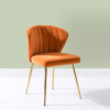 Millie Orange Accent Chair - Image 3