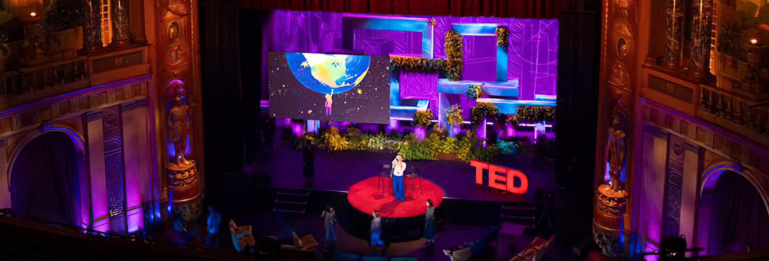 Ted stage Hero